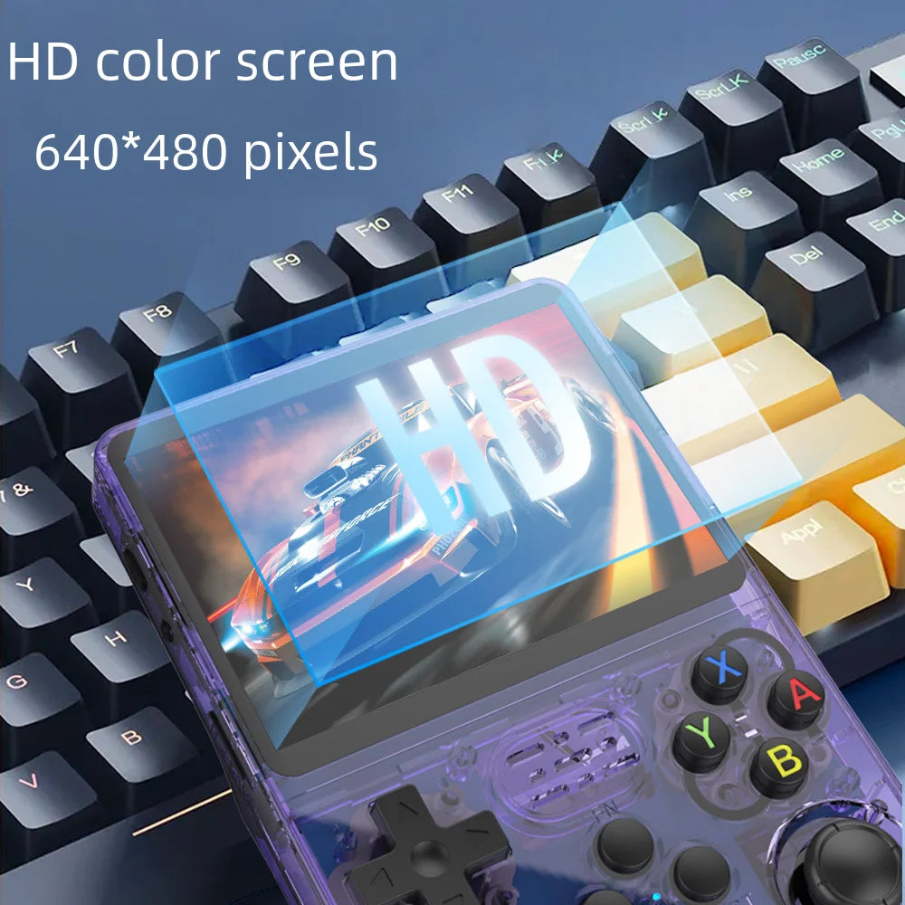 R36S Open-Source Handheld Gaming Console - Retro GBA and FC Arcade Dual System Portable Device